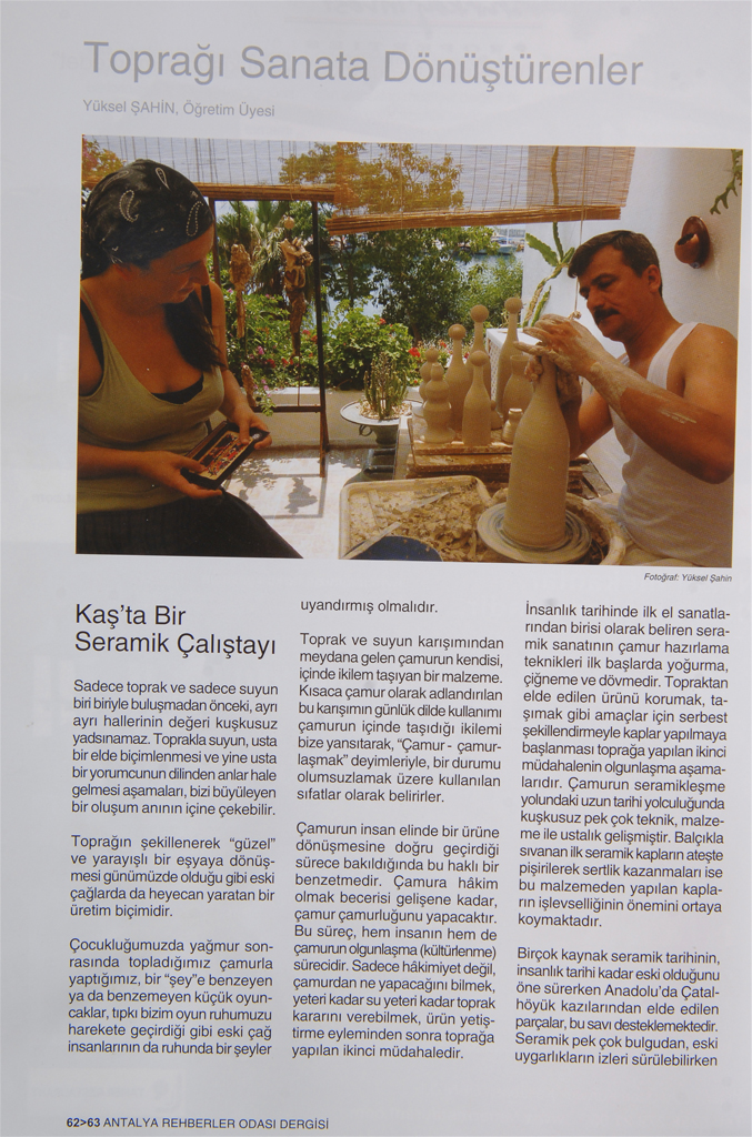 Antalya rehberler odası dergisi